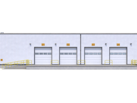 Almacén 23 PBR Modelo 3D