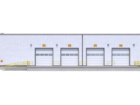 Склад 23 ПБР 3D Модель