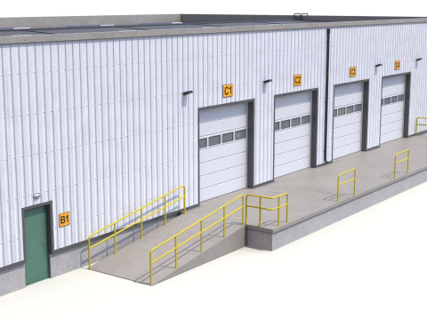 Almacén 23 PBR Modelo 3D