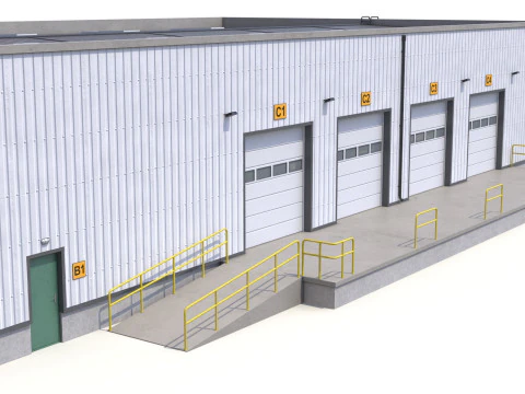 Склад 23 ПБР 3D Модель