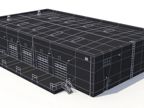 Склад 23 ПБР 3D Модель