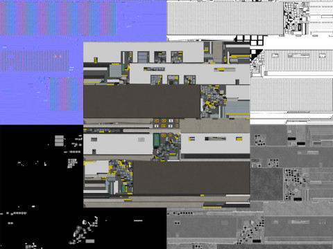 Almacén 23 PBR Modelo 3D