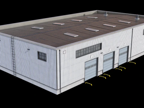 Склад 23 ПБР 3D Модель