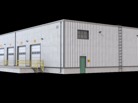 Almacén 23 PBR Modelo 3D