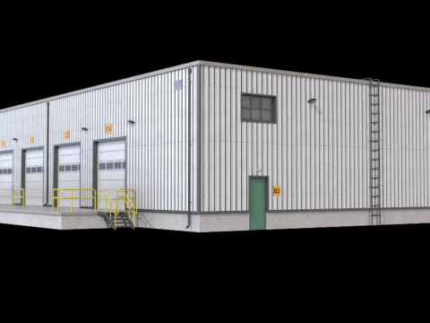 Склад 23 ПБР 3D Модель