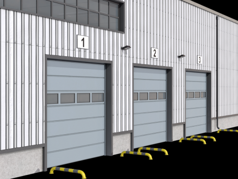 Almacén 23 PBR Modelo 3D