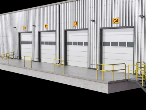 Склад 23 ПБР 3D Модель