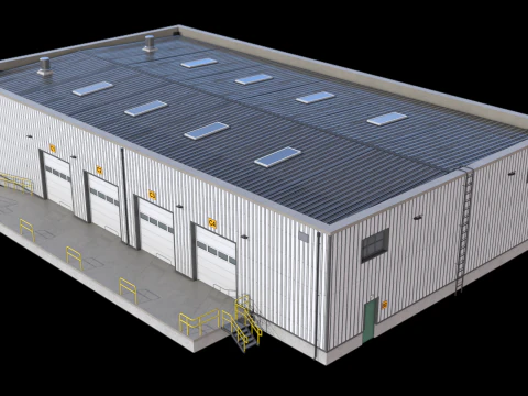 Склад 23 ПБР 3D Модель