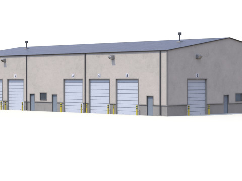 Warehouse Building 5 Modèle 3D