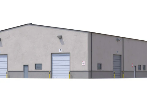 Warehouse Building 5 3D Model