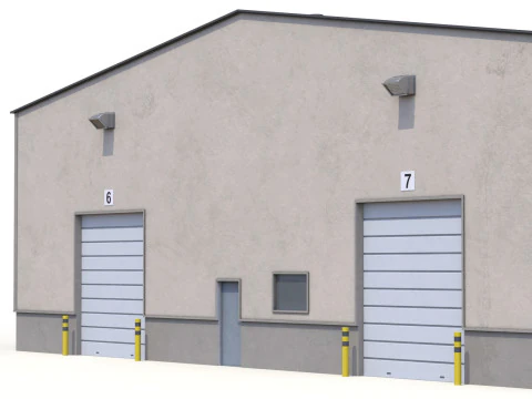 Warehouse Building 5 3D Model