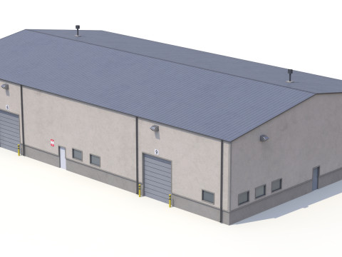 Warehouse Building 5 Modèle 3D