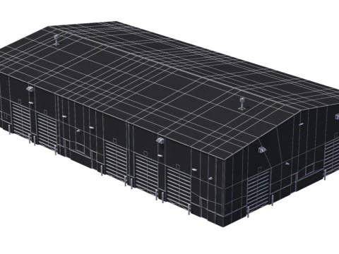Warehouse Building 5 3D Model