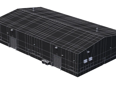 Warehouse Building 5 3D Model