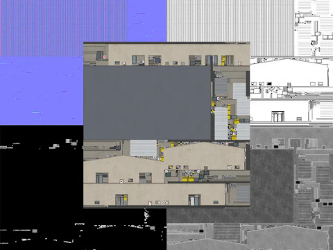 Warehouse Building 5 3D Model
