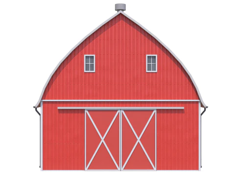 Red Farm Barn 24 3D Model