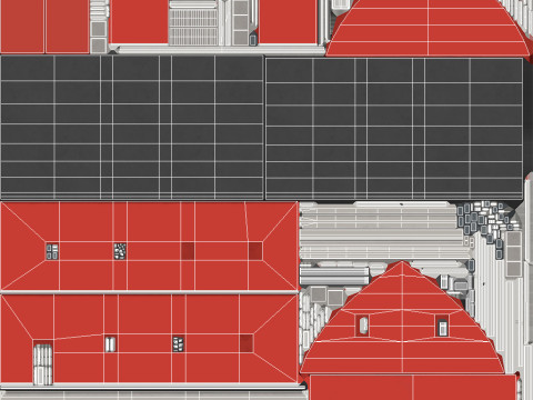 लाल खेत खलिहान 24 3D मॉडल