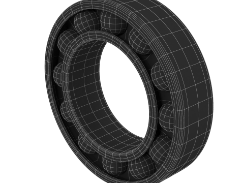 Ball Bearing 3D Model
