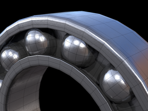 Ball Bearing 3D Model
