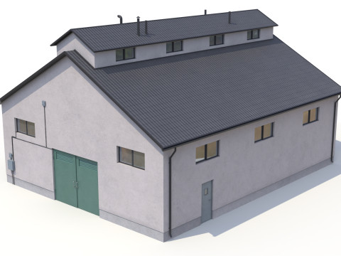 工业大厦25号 3D 模型