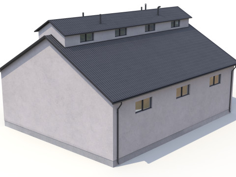 工业大厦25号 3D 模型