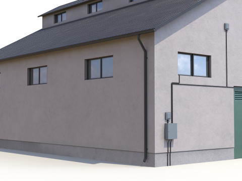 工业大厦25号 3D 模型