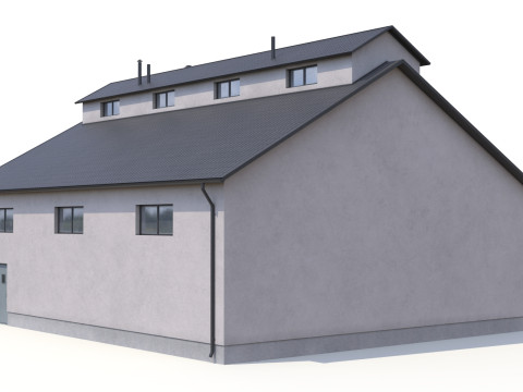 工业大厦25号 3D 模型