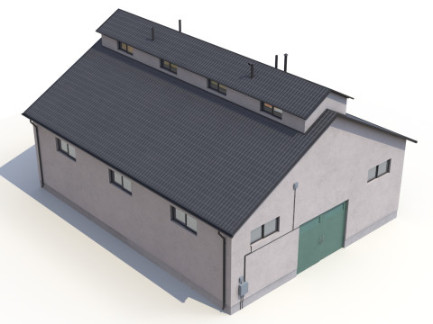 工业大厦25号 3D 模型
