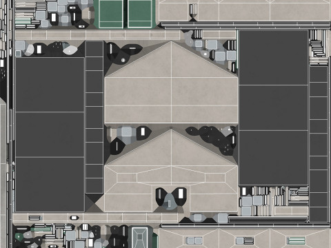 工业大厦25号 3D 模型