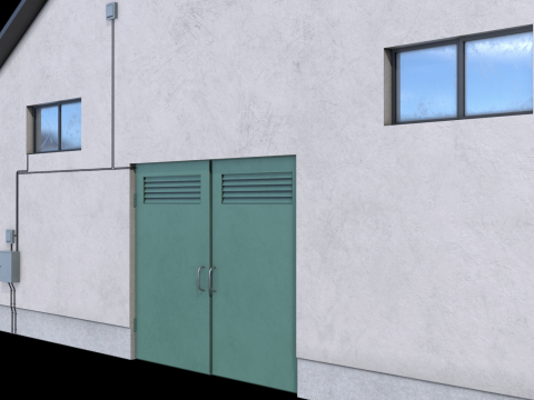 工业大厦25号 3D 模型