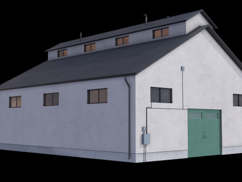 工业大厦25号 3D 模型