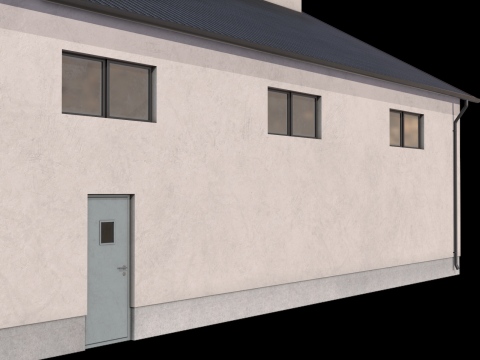 工业大厦25号 3D 模型