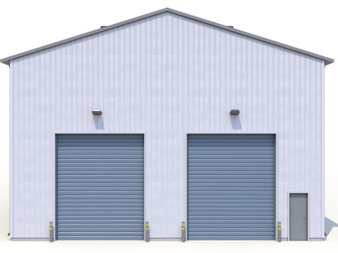 Industriegebäude 27 PBR 3D Modell