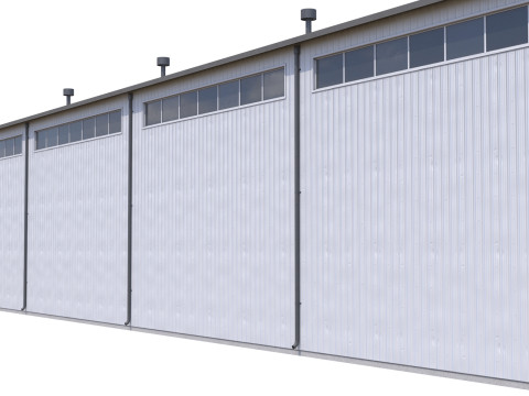 Industriegebäude 27 PBR 3D Modell