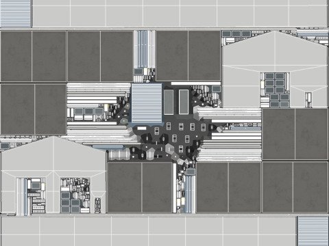 Industriegebäude 27 PBR 3D Modell