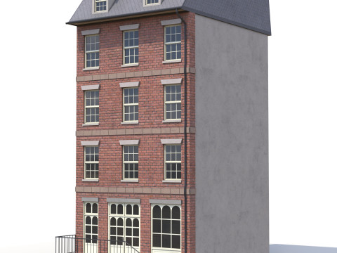 Житловий будинок 6 пбр 3D Модель