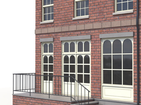 Житловий будинок 6 пбр 3D Модель