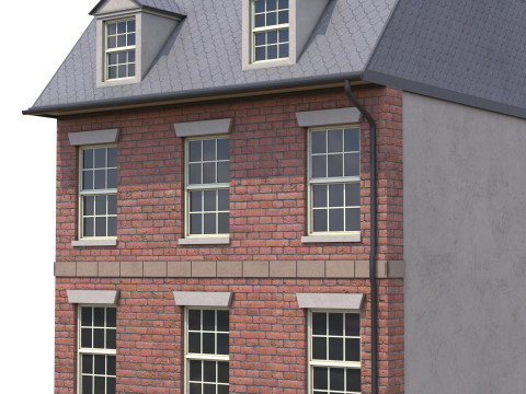 Житловий будинок 6 пбр 3D Модель