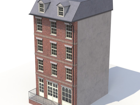 Житловий будинок 6 пбр 3D Модель