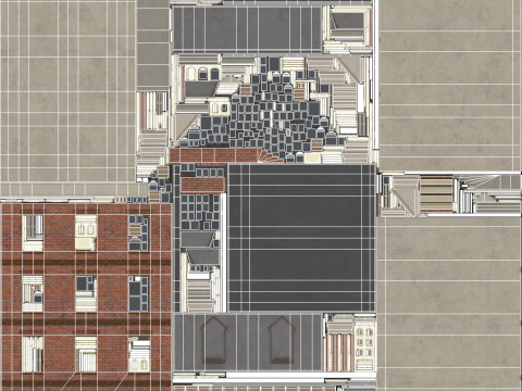 Житловий будинок 6 пбр 3D Модель