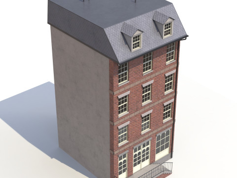 Житловий будинок 6 пбр 3D Модель