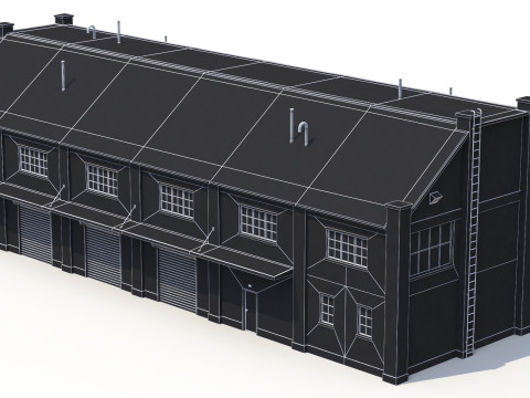 Edificio Industriale 29 PBR Modello 3D