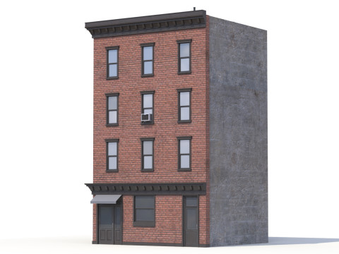 Immeuble 7 PBR Modèle 3D