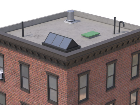 Immeuble 7 PBR Modèle 3D