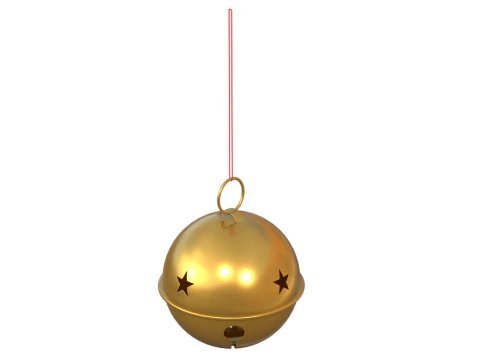 Christmas Bell 3D Model