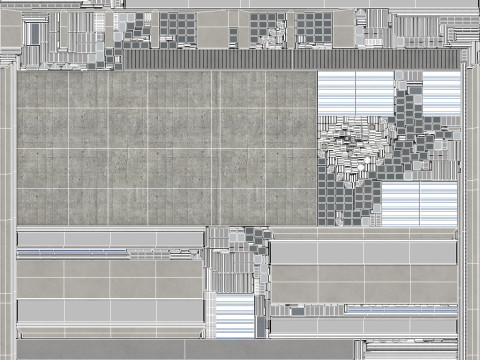 Nave Industrial 31 PBR Modelo 3D