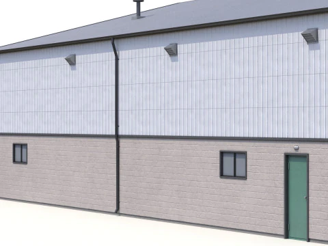 Industrial Building 32 PBR 3D Model