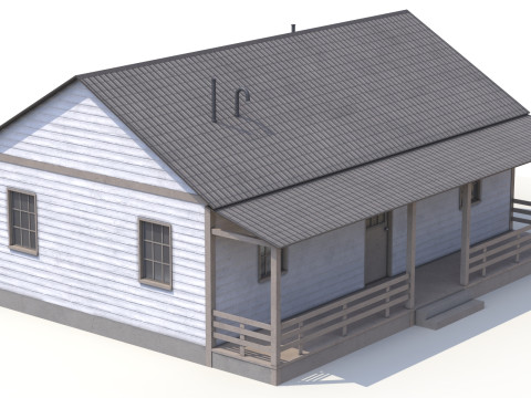 Casa de Fazenda Modelo 3D