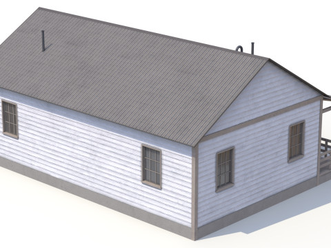 Casa de Fazenda Modelo 3D