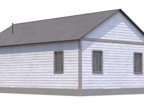 Casa de Fazenda Modelo 3D